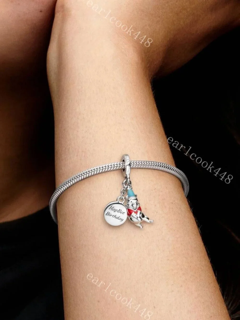 Disney Winnie the Pooh Birthday Dangle Charm